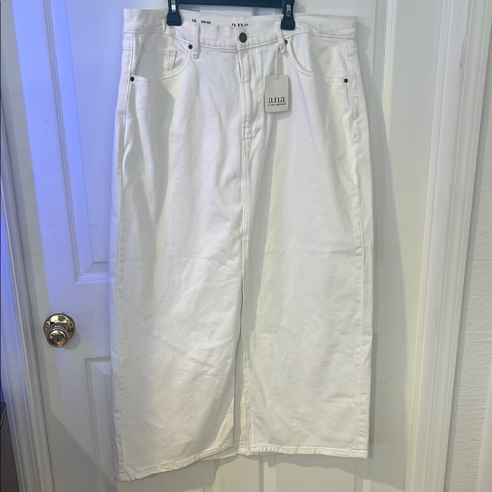 a.n.a White womens jean skirt